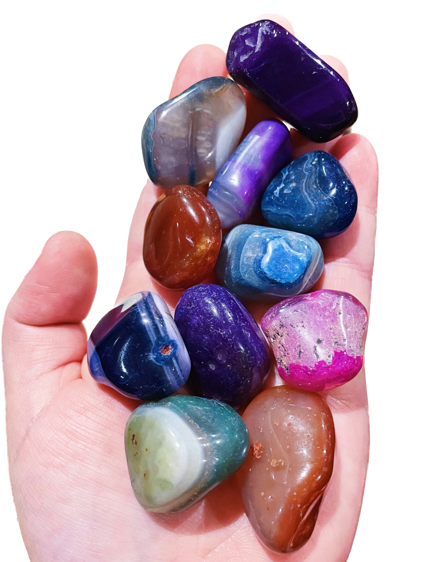 Dyed Agate Tumbles