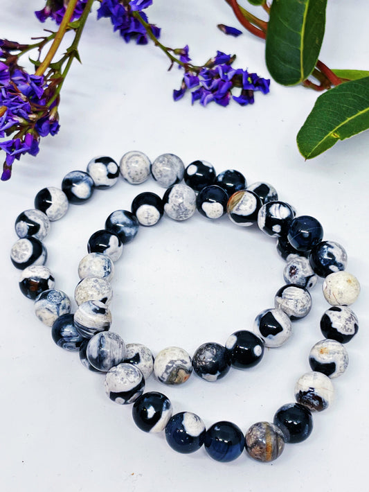 Orca Agate Bracelet