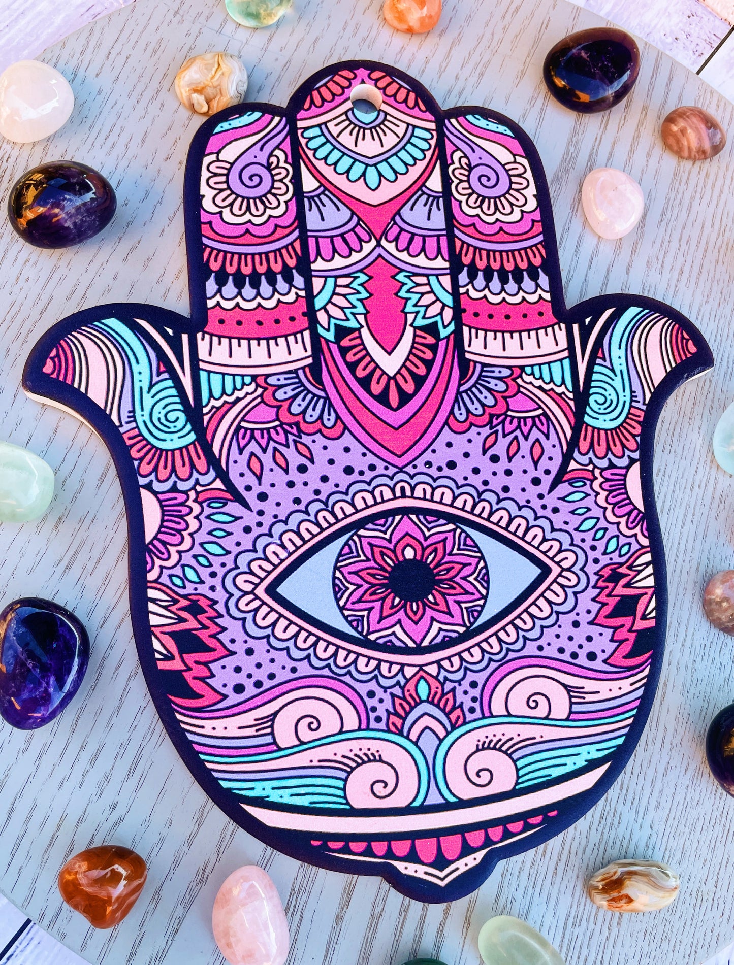 Large Ceramic Hamsa Displays