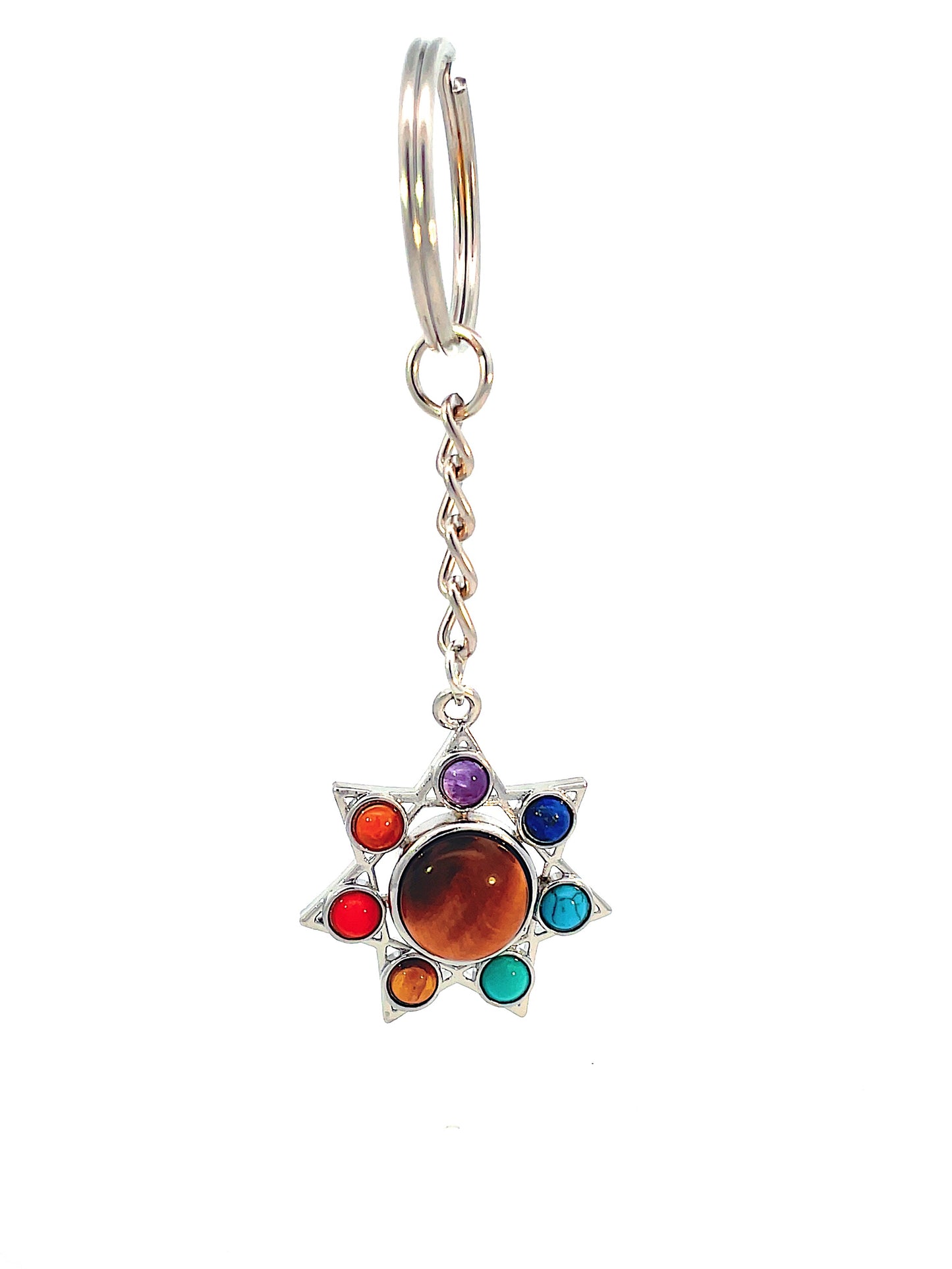 Chakra Crystal Keyrings