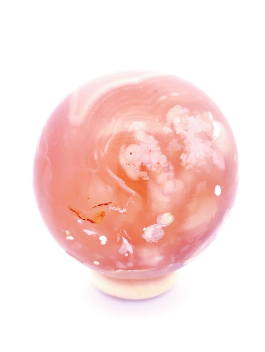 Flower Agate Sphere