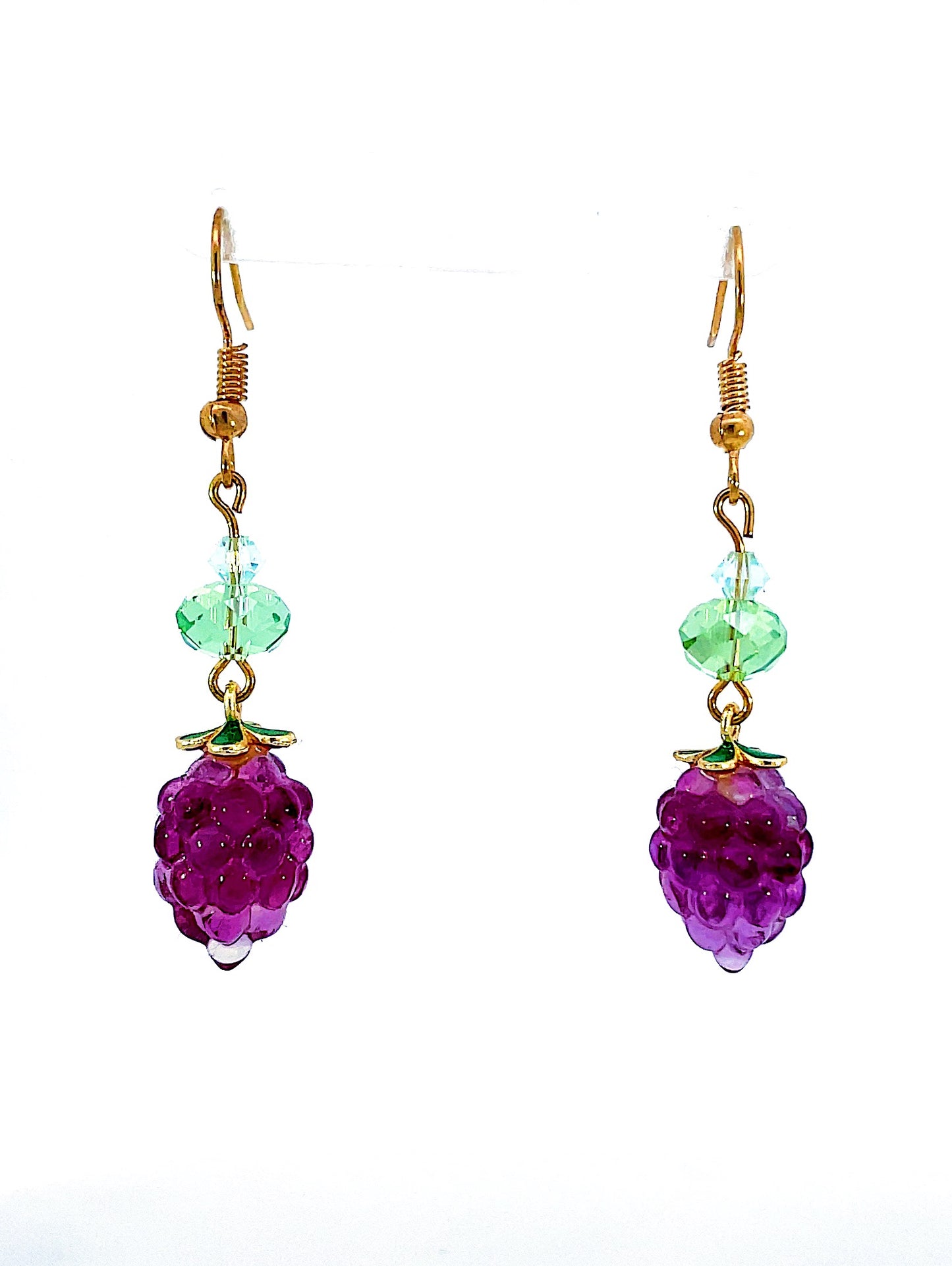 Flourite Grape Earrings