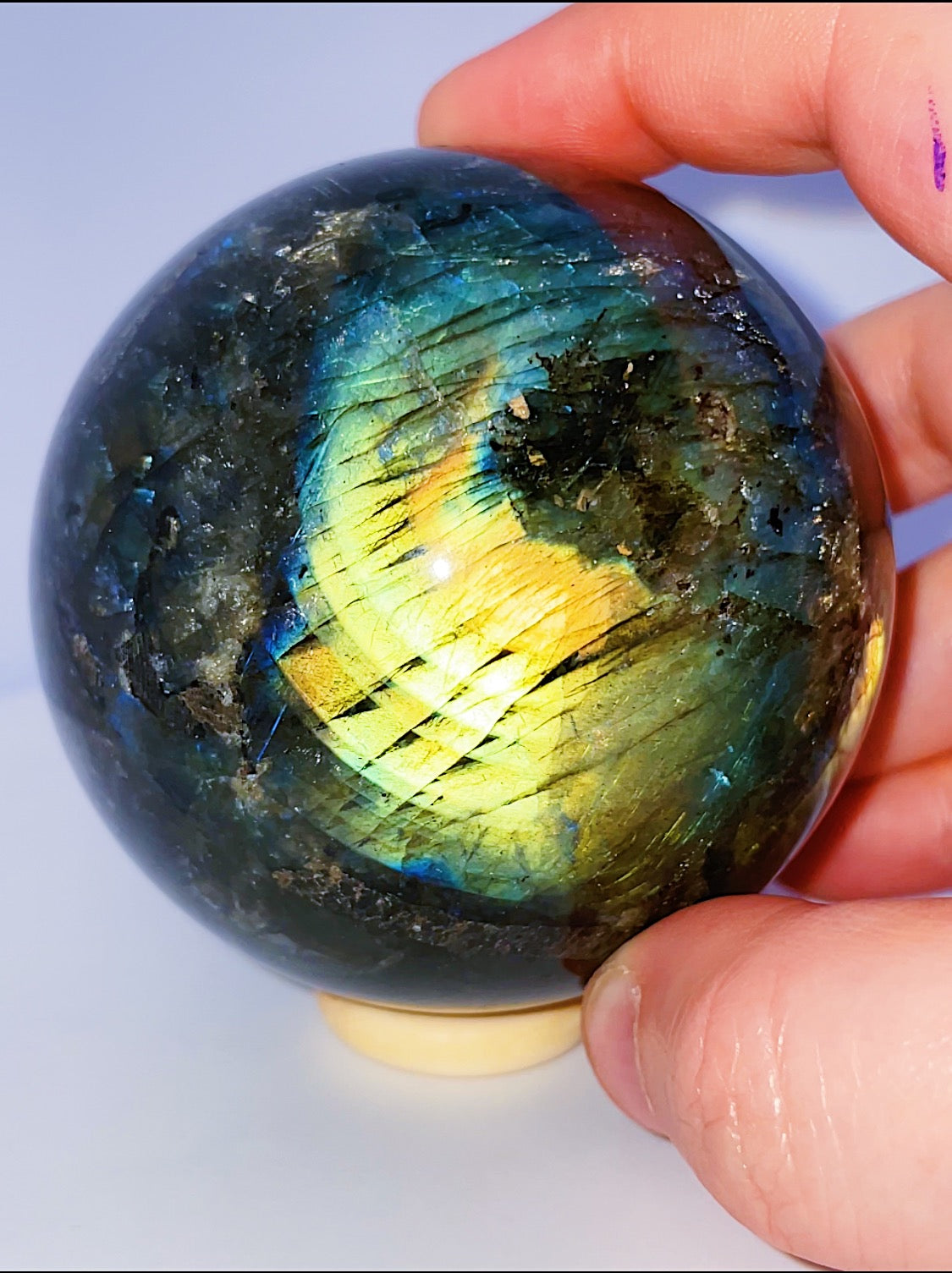 Labradorite Sphere High Grade