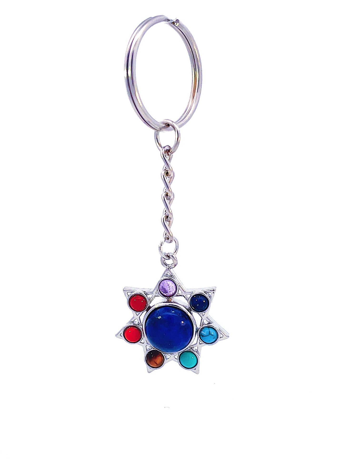 Chakra Crystal Keyrings