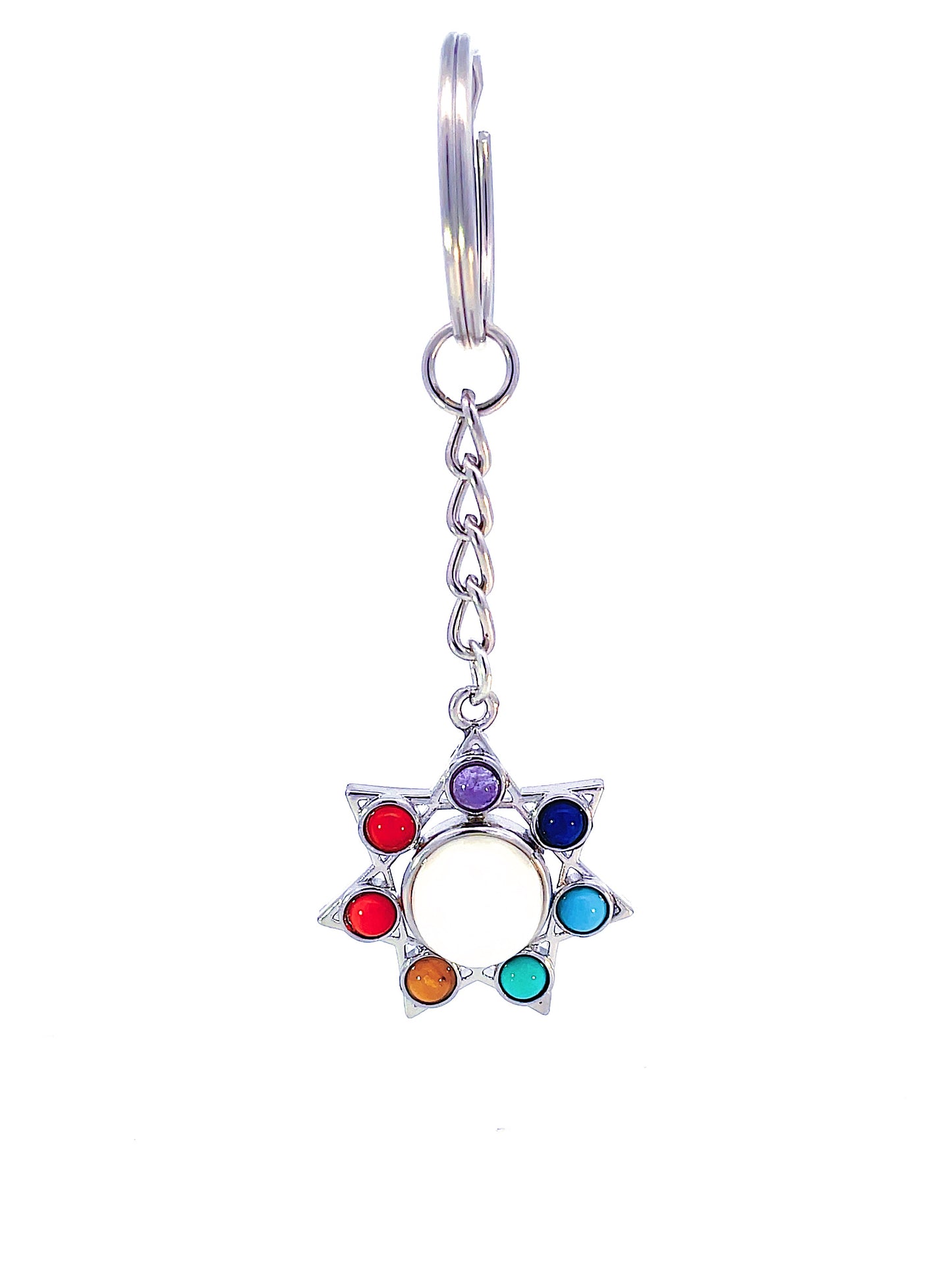 Chakra Crystal Keyrings